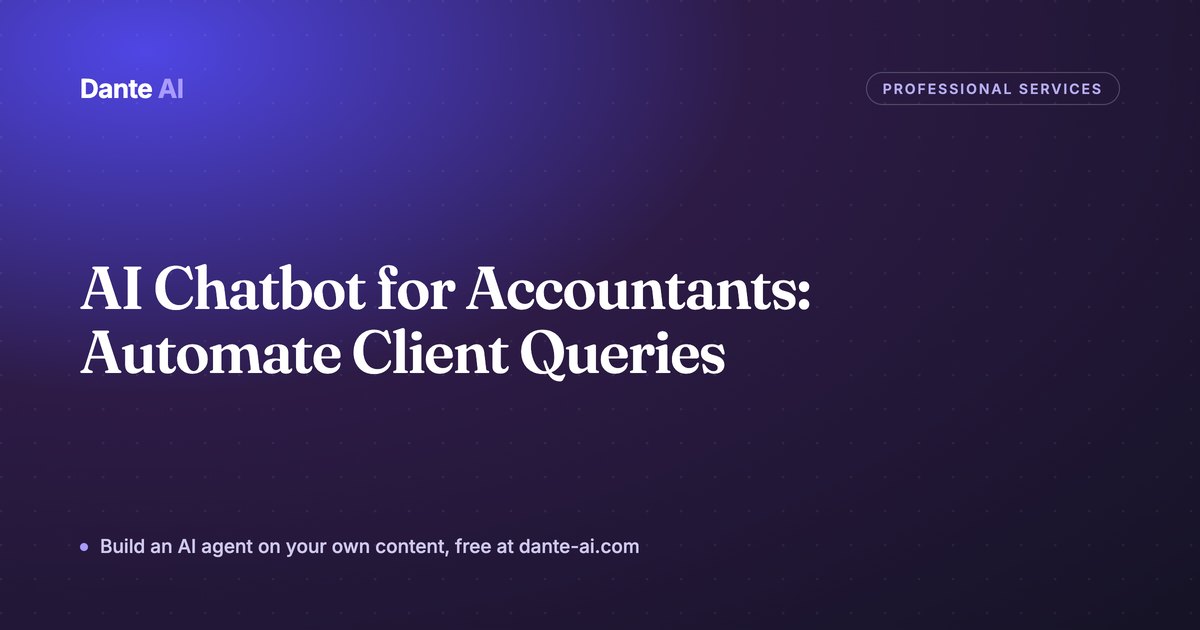 AI Chatbot for Accountants: Automate Client Queries