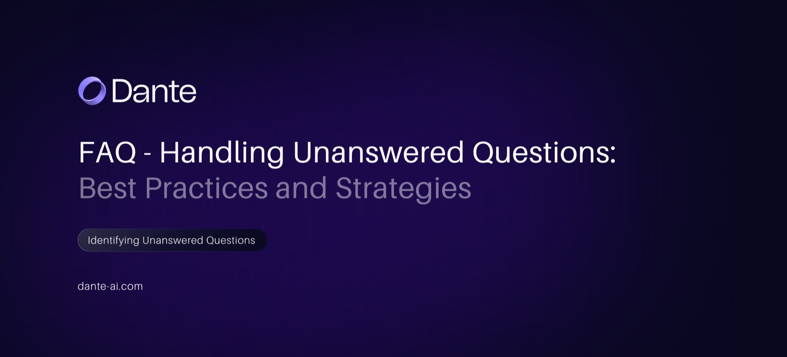 Handling unanswered questions: best practices and strategies blog post main image