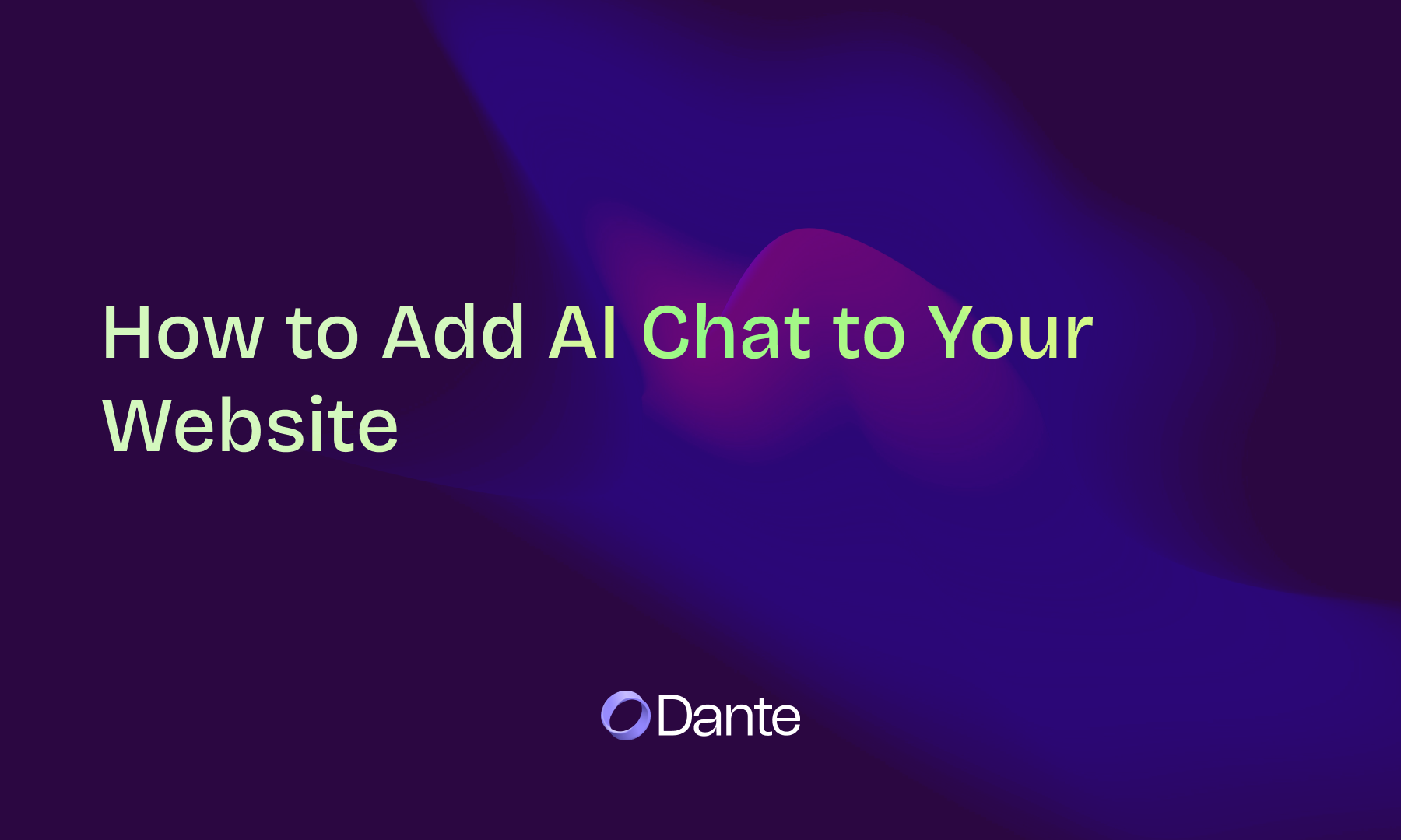 How to add AI chat to your website
