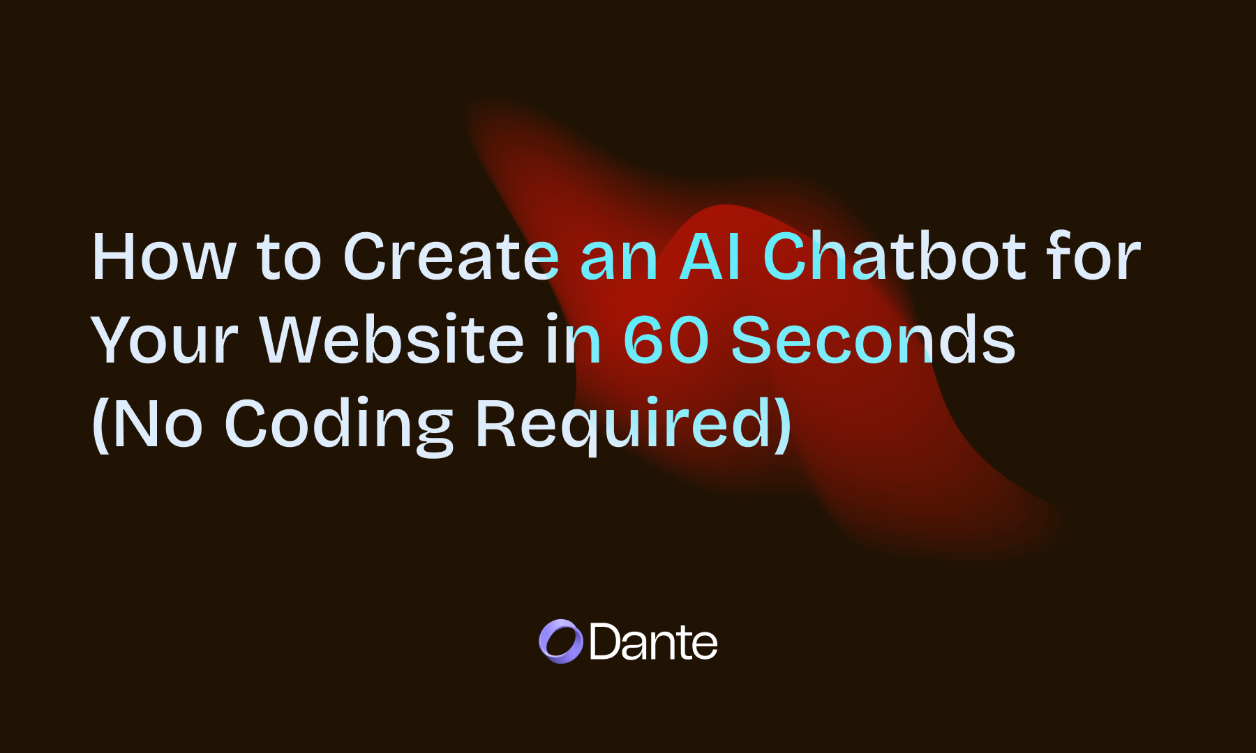 How to create an AI chatbot for your website in 60 seconds, no coding required