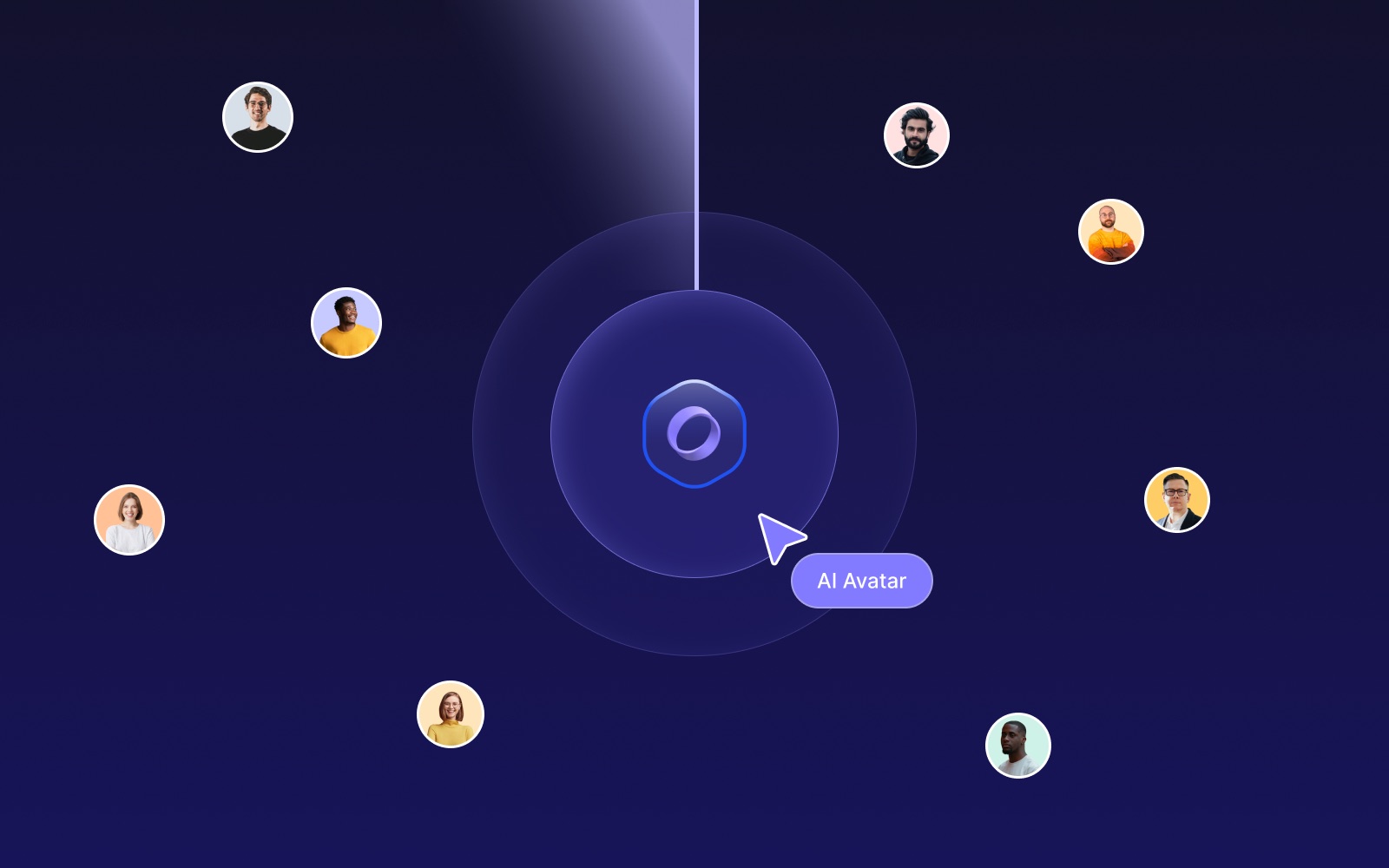 Dashboard showing AI avatar lead engagement metrics