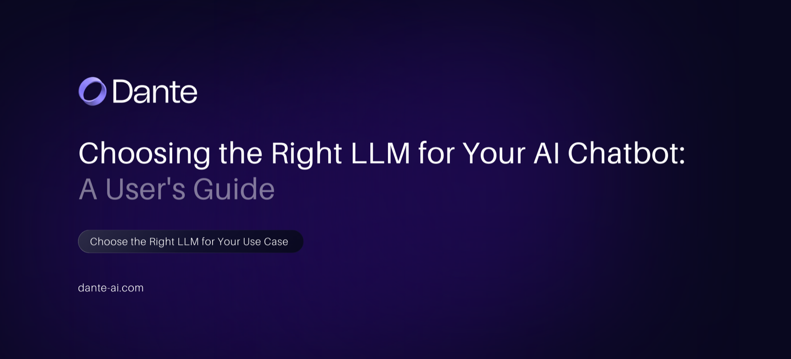 Choosing the right LLM for your AI chatbot blog post main image